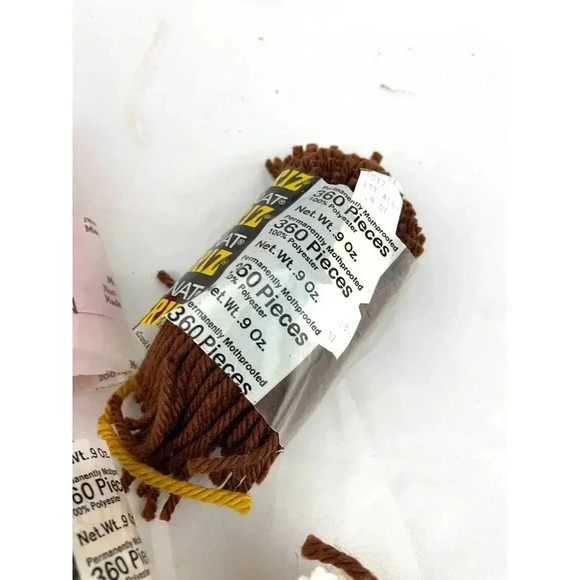 VTG Lot of 18 Bulky Heavy Rug Yarn Different Colors Bernat Brown Orange Yellow - Picture 2 of 15